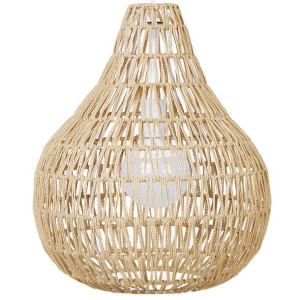 Lampa wisząca pleciona beżowa MOLOPO