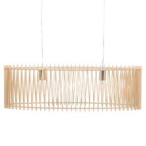 Lampa wisząca jasne drewno CHARI