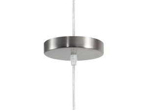 Lampa wisząca metalowa biała NARMADA
