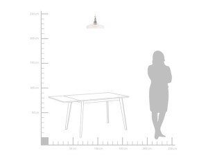 Lampa wisząca szklana złota ALIKOS