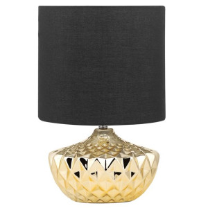 Lampa stołowa ceramiczna złota VAAL