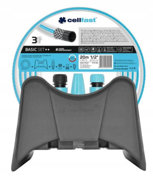 Zestaw zraszający wąż 1/2'' 20m BASIC Cellfast