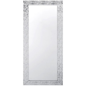Lustro ścienne 50 x 130 cm srebrne MARANS
