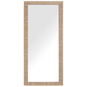 Lustro ścienne 50 x 130 cm mosiężne AJACCIO