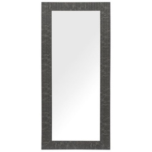 Lustro ścienne 50 x 130 cm czarne PLAISIR