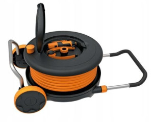 Bęben z wężem FISKARS M 13mm 1/2'' 20m wózek