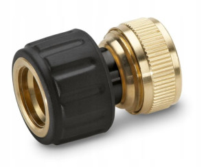 Mosiężna złączka na wąż 3/4" Karcher Aquastop