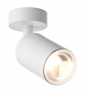Lampa ścienna kinkiet Zuma Line biała reflektor