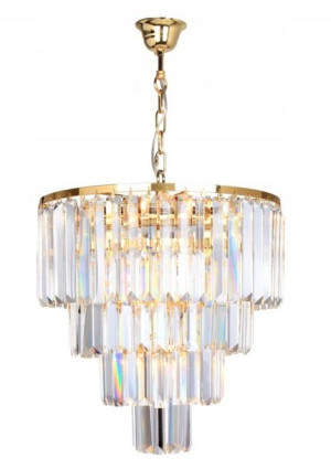 Lampa wisząca AMEDEO 17106/4+1-GLD trzon E14 40 W