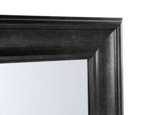 Lustro ścienne 60 x 90 cm czarne LUNEL
