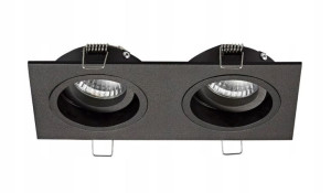 Lampa spot Zuma Line CHUCK DL2 SQUARE 20068-BK