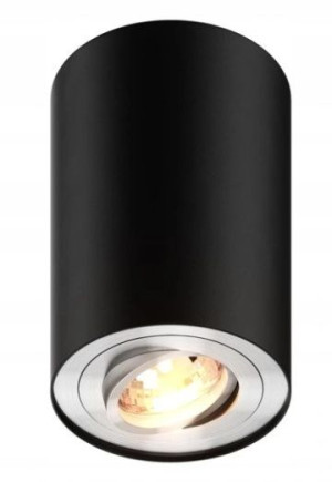 Lampa sufitowa spot Zuma Line RONDOO czarna 1x 50W