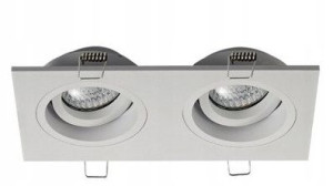 Lampa sufitowa Wpuszczana Spot Zuma Line Biała 50W
