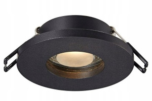 Spot Zuma Line CHIPA Czarny Reflektor sufitowy 50W