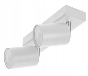 Oprawa ścienno-sufitowa ORNO 2x50W GU10 IP20 biała