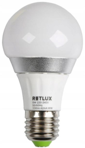 Żarówka Retlux REL 11CW LED A60 5W E27 25000 h
