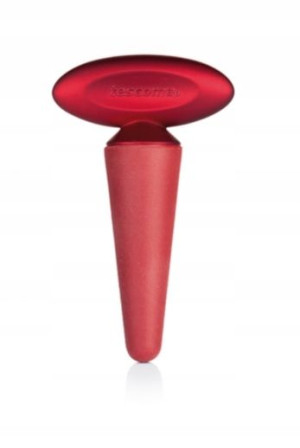 Zatyczka do butelki Tescoma czerwony silikon 9 cm