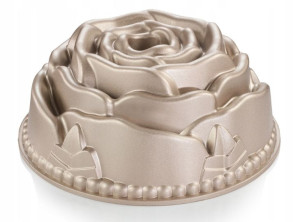 Forma na babkę wysoka Tescoma Róża 24 cm Metalowa