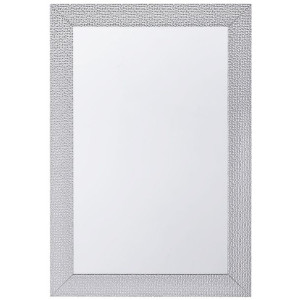 Lustro ścienne 61 x 91 cm srebrne MERVENT