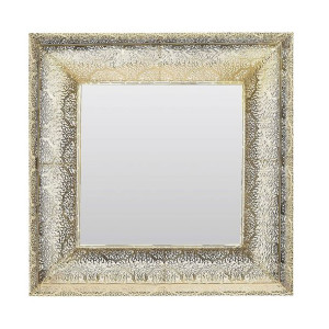 Lustro ścienne 60 x 60 cm złote PLERIN