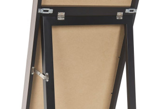 Lustro stojące 40 x 140 cm srebrne TORCY