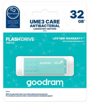 Pendrive antybakteryjny GOODRAM 32GB UME3 CARE 3.0