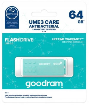 Pendrive antybakteryjny GOODRAM 64GB UME3 CARE 3.0