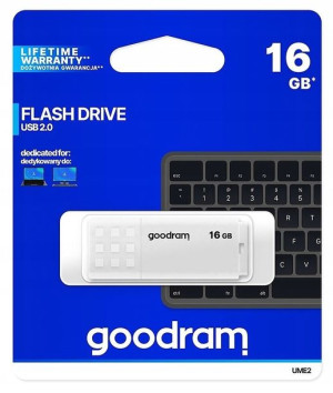 Pendrive Goodram 16GB UME2 WHITE USB 2.0 biały
