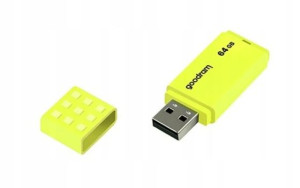 Pendrive Goodram 64GB UME2 USB 2.0 żółty 20MB/s