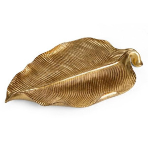 Patera Dekoracyjna Amari (01) 31x19x3 Cm Złoty