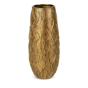 Wazon Dekoracyjny Kiara (02) 15x15x34 Cm Złoty