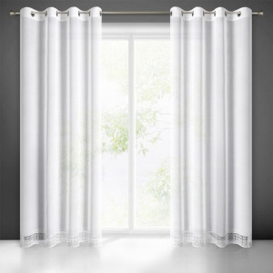 Firana Gotowa Merida 140x250 Cm Biały