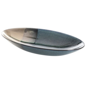 Patera Dekoracyjna Joelle (01) 35x16x6 Cm Granatowy