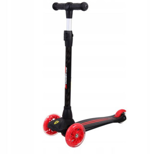 Hulajnoga Trójkołowa Ferrari FXK5 czarna LED 50kg