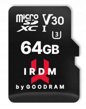 Karta pamięci Goodram IRDM 64GB + Adapter 100MB/s
