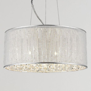 LAMPA wisząca BLINK P0173-07W Zumaline kryształowa OPRAWA zwis crystal chro