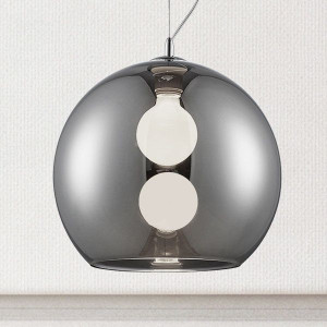 LAMPA wisząca VERO MD1621-1 Chrome Zumaline szklana OPRAWA zwis kula ball c