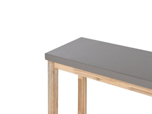 Ławka ogrodowa 160 cm betonowa szara OSTUNI