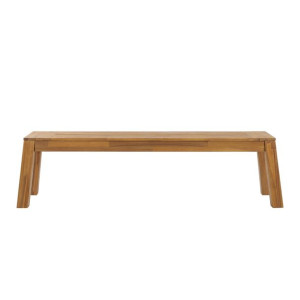 Ławka ogrodowa akacjowa 160 cm jasne drewno LIVORN