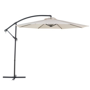 Parasol ogrodowy ⌀ 300 cm jasnobeżowy RAVENNA