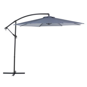Parasol ogrodowy ⌀ 300 cm szary RAVENNA