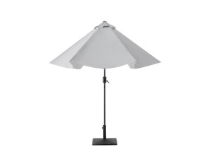 Parasol ogrodowy ⌀ 270 cm jasnoszary VARESE