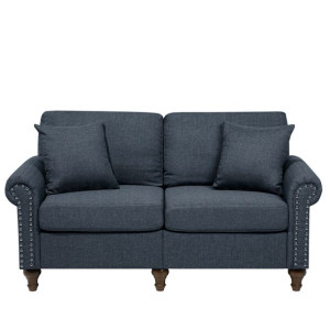 Sofa 2-osobowa ciemnoszara OTRA