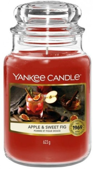 Świeca Yankee Candle Apple & Sweet Fig duża