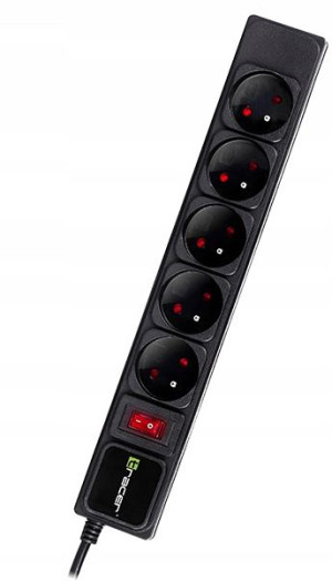 Listwa zasilająca Tracer PowerGear 1.5m (5 gniazd)