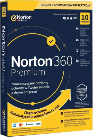 Program antywirusowy Norton 360 Premium 75GB 1 ROK
