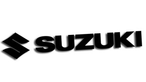 Wycinana naklejka SUZUKI czarna