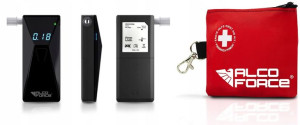 Alkomat AlcoForce AF- 450 0,0–4,0 promila ustniki