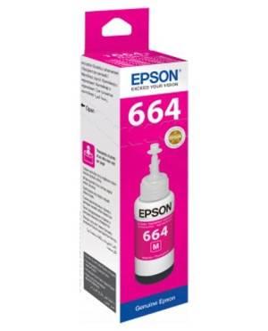 Oryginalny Tusz Epson T6643 Magenta Czerwony 70ml