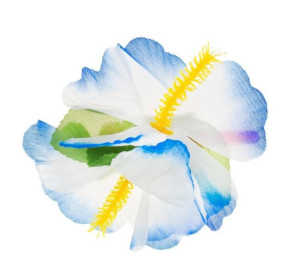 Spinka Hawajska Duży Niebieski Kwiat Aloha Party